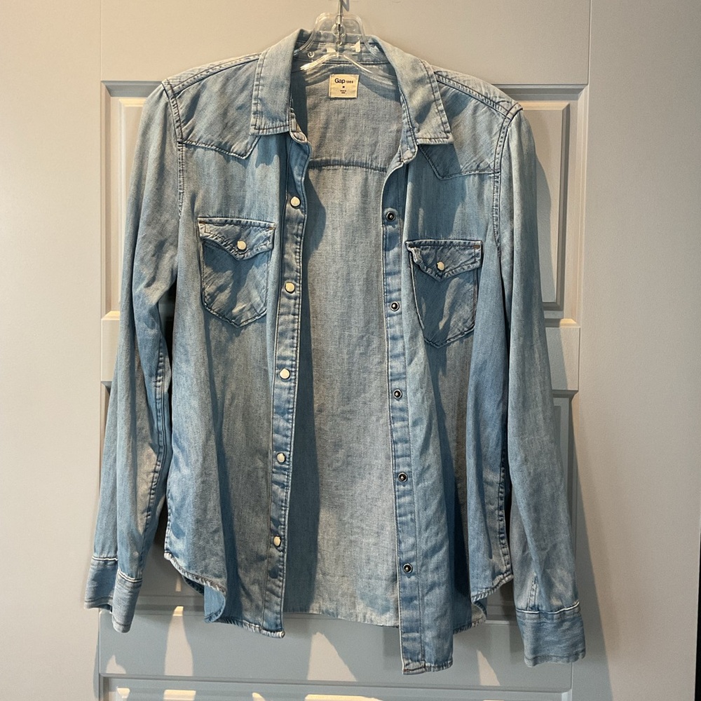 Denim Button-down - Picture 3 of 5